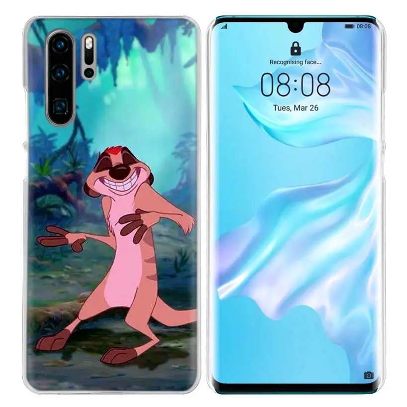Жесткий чехол для huawei P30 P20 P10 mate 30 20 10 Nova 5 5i Pro Lite P Smart Z Plus Hakuna Matata Lion King - Цвет: 07