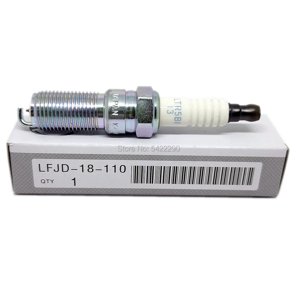4pcs LFJD-18-110 Laser Iridium Plug Spark Plug fit for Mazda 3 5 6 CX-7 TRIBUTE 2.0 2.3 2.5L LTR5BI-13 LTR5BI13 90083 LFJD18110