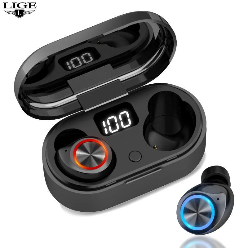TWS наушники LIGE с поддержкой Bluetooth 5 0 и сенсорным управлением|Наушники гарнитуры| |