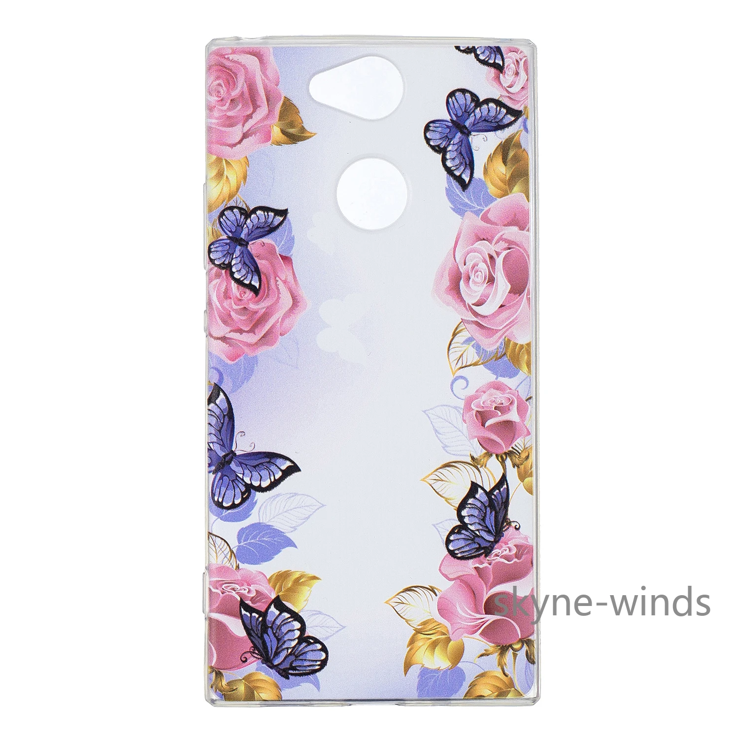 

6.0" Soft TPU silicone case for Sony Xperia XA2 Ultra H4213 cute Floral Patterned Cases for Sony XA2Ultra H 3213 capa back cover