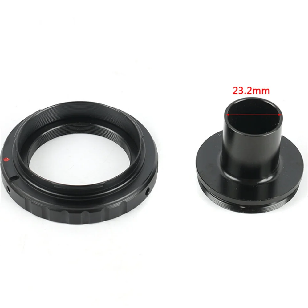EOS T2 Interface Adapter SLR Camera Adapter Ring for 23.2mm Interface Biological Microscope Accessories