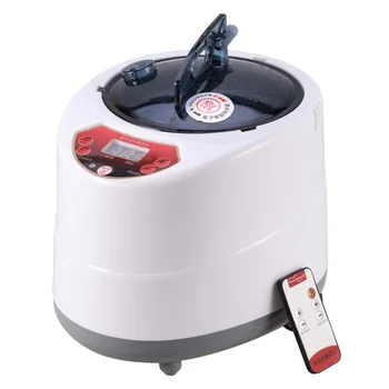 

1000W 2L Portable Pot Mist Fumigation Machine Stainless Steel Spa Timer Display Multifunction With Remote Control Sauna Steamer
