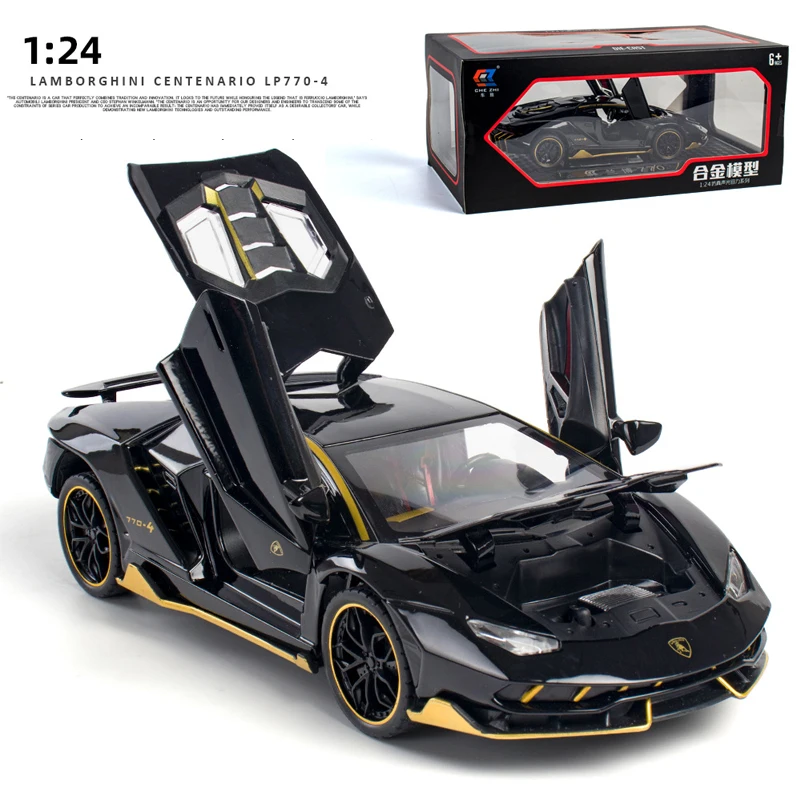 Моделирование спортивной модели автомобиля 1:24 кронштейн коробка Lamborghini 770