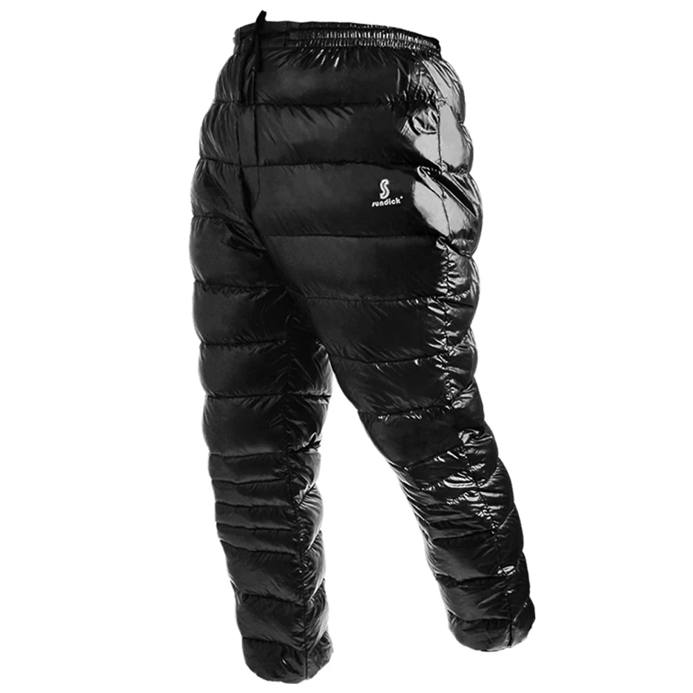 White Goose Down Pants Winter Warm 