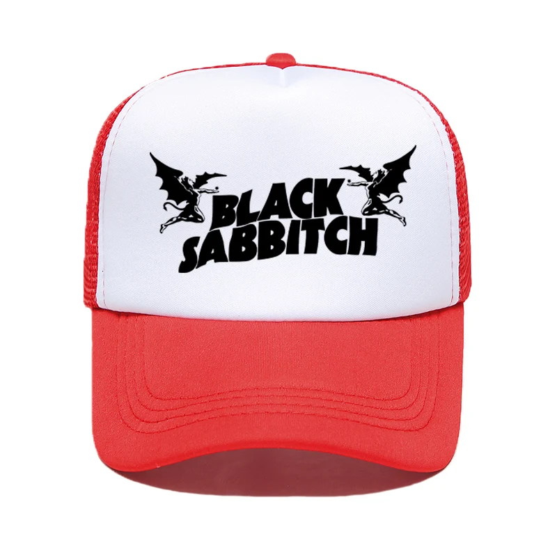 color4 Модная Мужская Женская Бейсболка s черная Sabbath рок Кепка s тяжелый металл рок музыкальная группа сетка Кепка Дальнобойщика шляпа - Цвет: color4