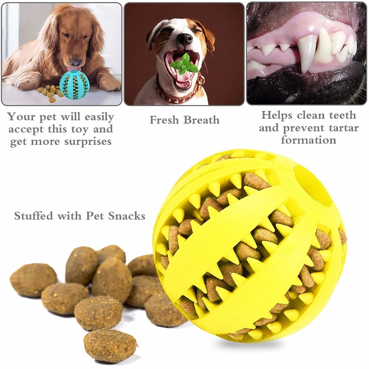 Pet интерактивные игрушки для собак зубная щетка еда чистый шар собака жевательная игрушка для игрушки для домашних животных маленького размера Французский бульдог жевательная игрушка эластичный шар