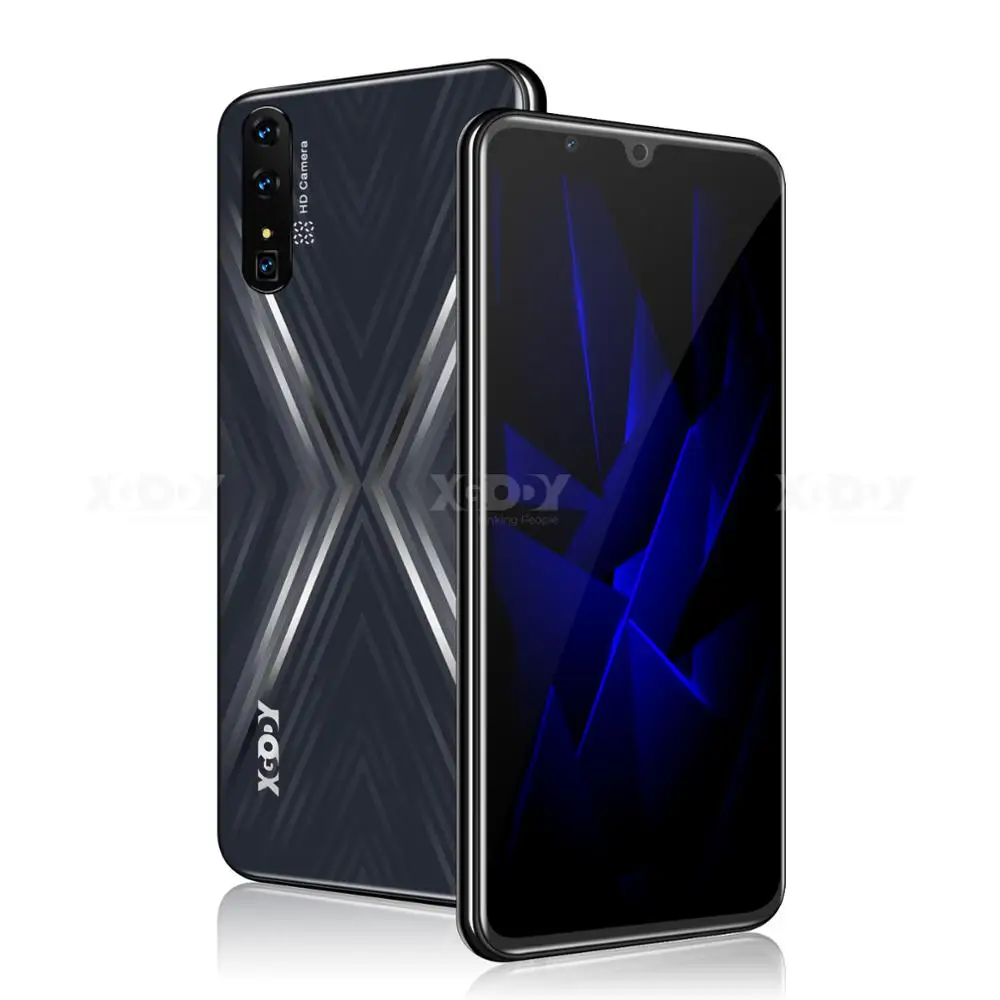 XGODY mateX 3g смартфон " Android 9,0 18:9 qHD MTK6580 2 Гб ОЗУ 16 Гб ПЗУ 2800 мАч две sim-карты МП камера gps WiFi мобильный телефон - Цвет: Black