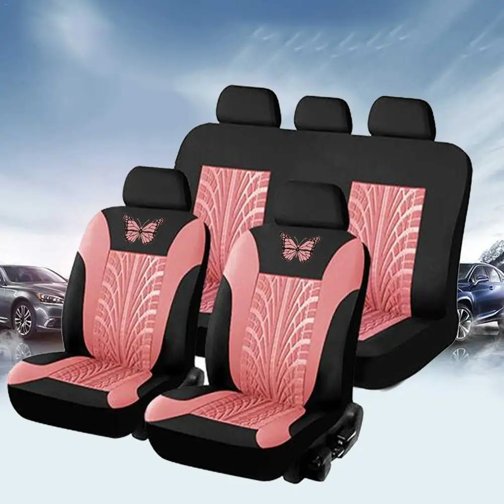 20x15x5 см автомобильные чехлы для сидений, набор универсальных автомобильных чехлов для сидений, защита 3D с принтом бабочки, чехлы для сидений, подушка для украшения автомобиля