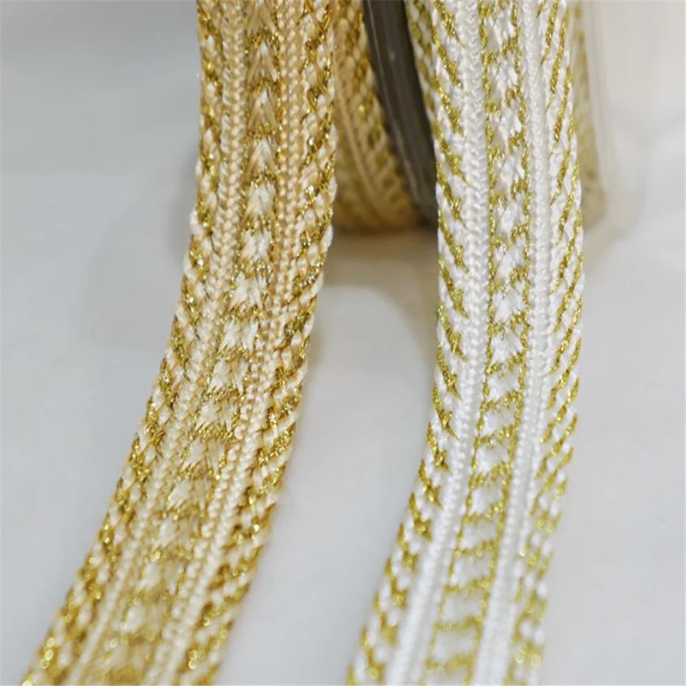 15 Yardas/lote Cinta De Terileno Multicolor 8mm Ric Rac Zig