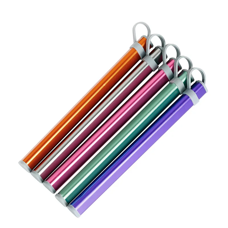 

Light Metal Chopsticks Box Color Box Aluminum Tube Storage Outdoor Portable Tableware Chopsticks Storage Box for Kitchen