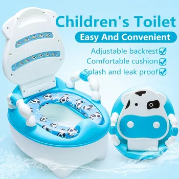 

Cow Baby Potty Seat Portable Multifunction Travel Chair Children's Urinal Training Cute Safety Potty Kids Urinal Cushion Toilet
