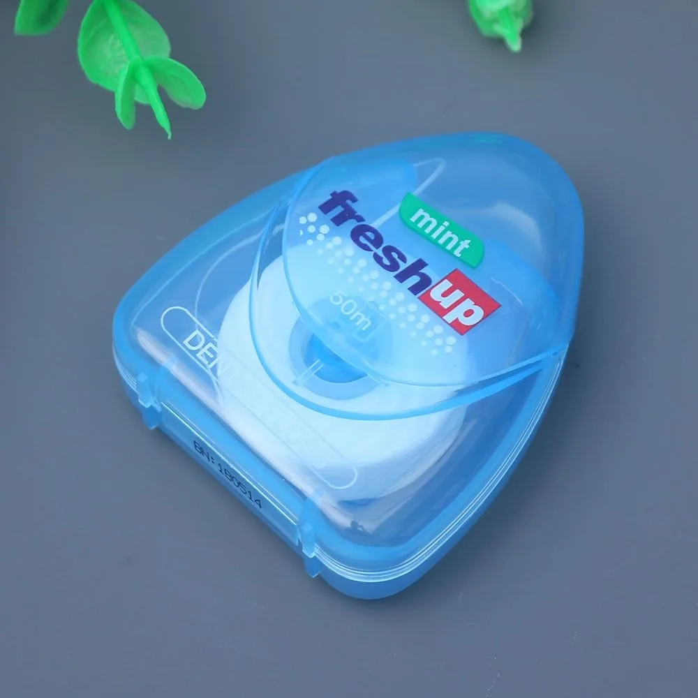 2019 new hot 50m portable dental floss care picks tooth cleaner