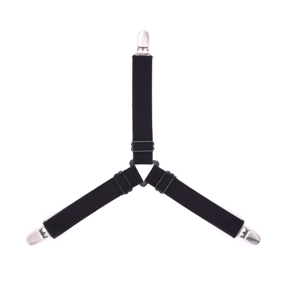 4 шт. регулируемые треугольные зажимы для матраца крышка с креплениями одеяла