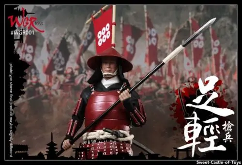 1/6 WGRtoys фигурка японского древнего копья армии Yari Ashigaru WGR001|Игровые фигурки и