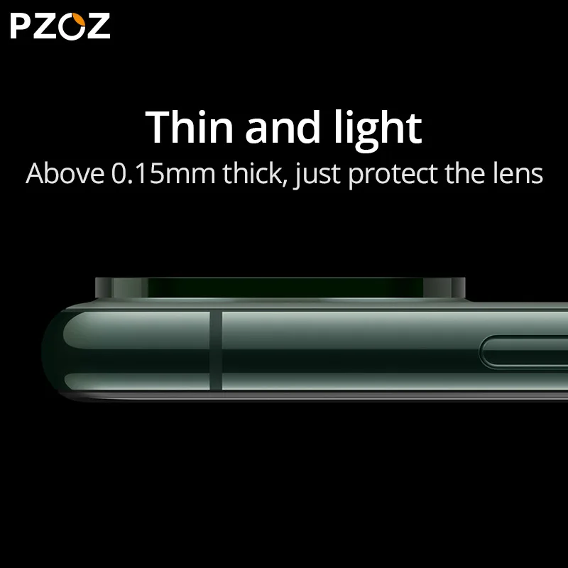 PZOZ 0,15 мм стекло для объектива камеры для iPhone 11 Pro X XS Max пленка для камеры на мобильном телефоне Защитная линза для мобильного телефона защитная пленка из закаленного стекла