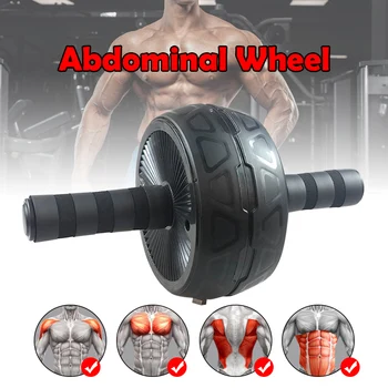 

Abdominal Wheel Kit with Knee Pad Abdominal Muscle Wheel Home Fitness Equipment for Men Women EDF88
