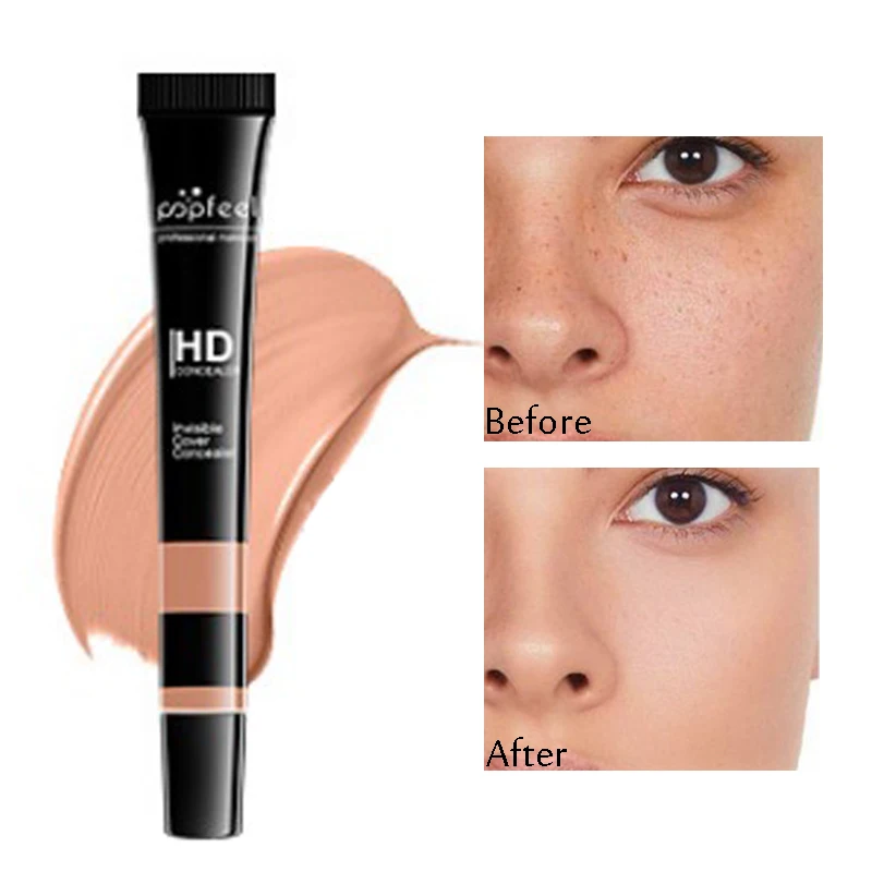 5 цветов полное покрытие Жидкий тональный крем для макияжа глаз! Убирает темные
