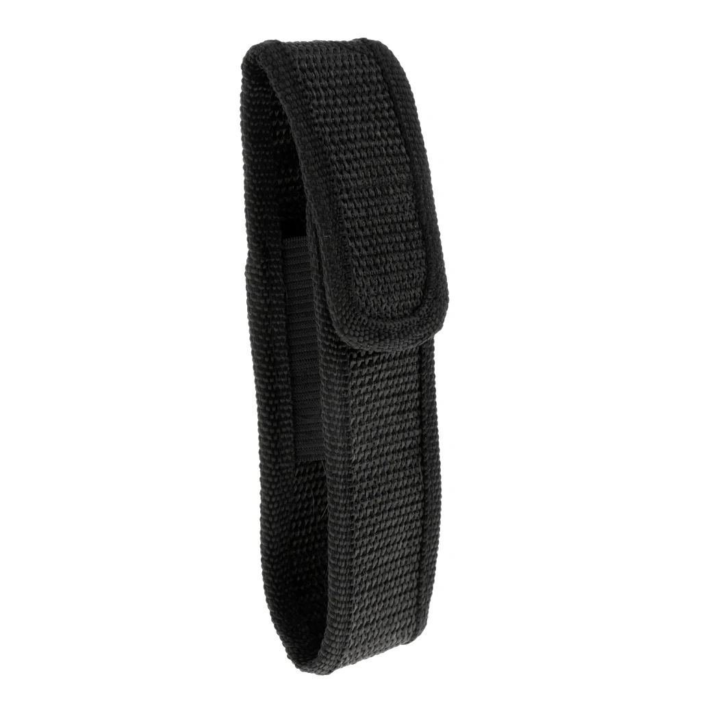 Nylon Flashlight Torch Holster Holder Case Pouch Cover Bag with Belt Loop