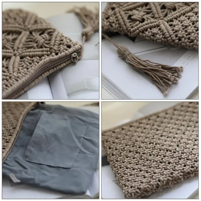 Однотонные кисточки клатч на молнии кошелек Повседневный Boho модный Женский Повседневный Кошелек для монет визитница сумки