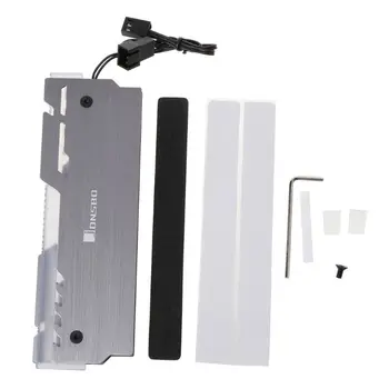 

NC-3 Memory Cooler Glowing Cooling Vest RGB Colorful Light Changes Automatically Aluminum Radiator Desktop RAM Heatsink