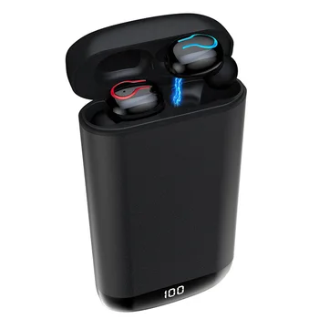 

Q66 Wireless Bluetooth Earphone HD Stereo Earphone Sports Waterproof BT 5.0 With Dual Mic and 6000mAh Battery Charge Case