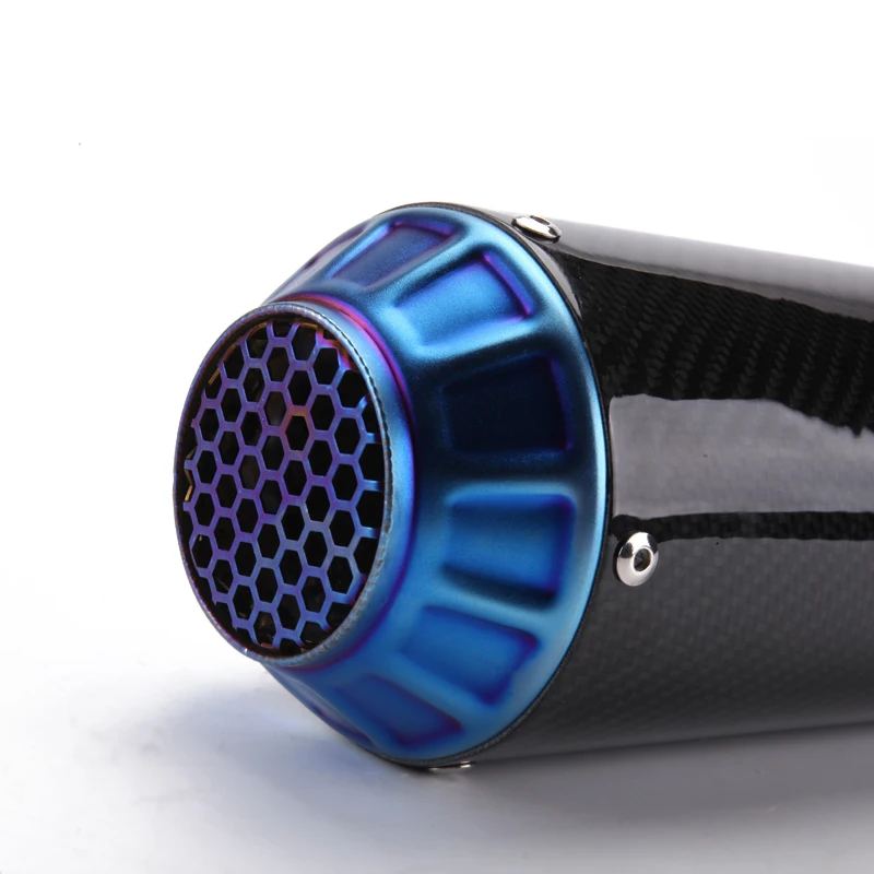 Универсальный 51 мм мотоциклетные Akrapovic выхлопные трубы глушитель выхлопных газов для R15 R3 R6 ZX6R K7 K8 K9 CBR1000RR MT07 Z750 GP мотоцикл выхлопной глушитель