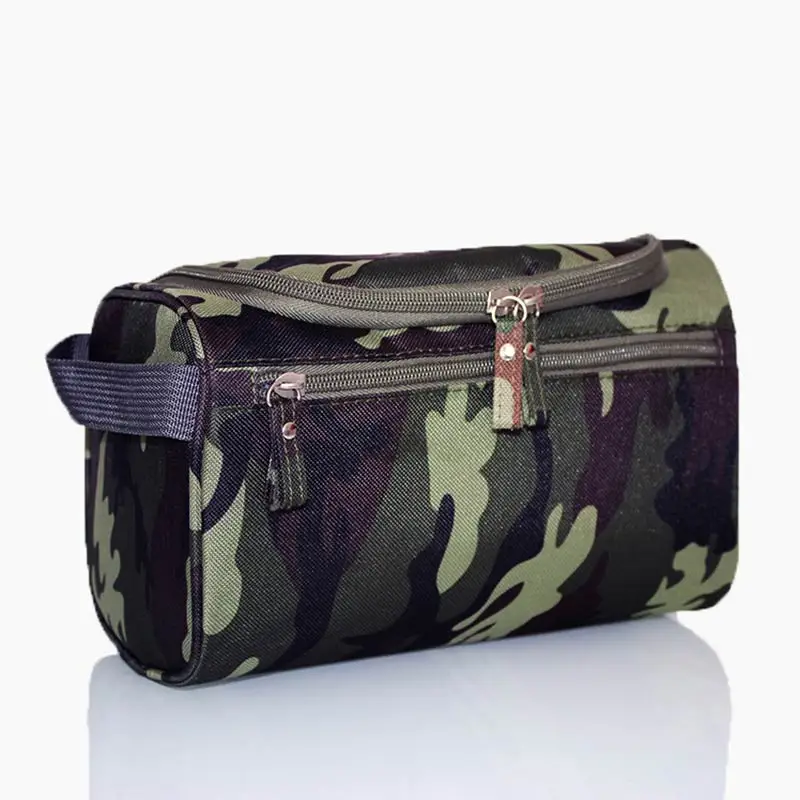 Camouflage darkgreen 1 шт. водонепроницаемая сумка для макияжа, большой органайзер, косметичка, дорожная сумка для мытья, женская и мужская дешевая косметичка, нейлон - Цвет: Camouflage darkgreen