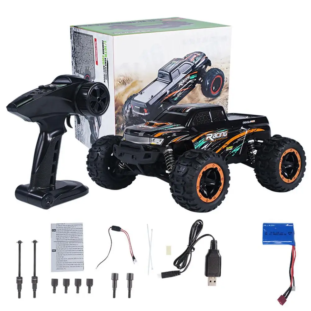 

RCtown Four Wheel Drive Brushless High Speed 45km/h 1:16 Remote Control 2.4G Racing Car Toy