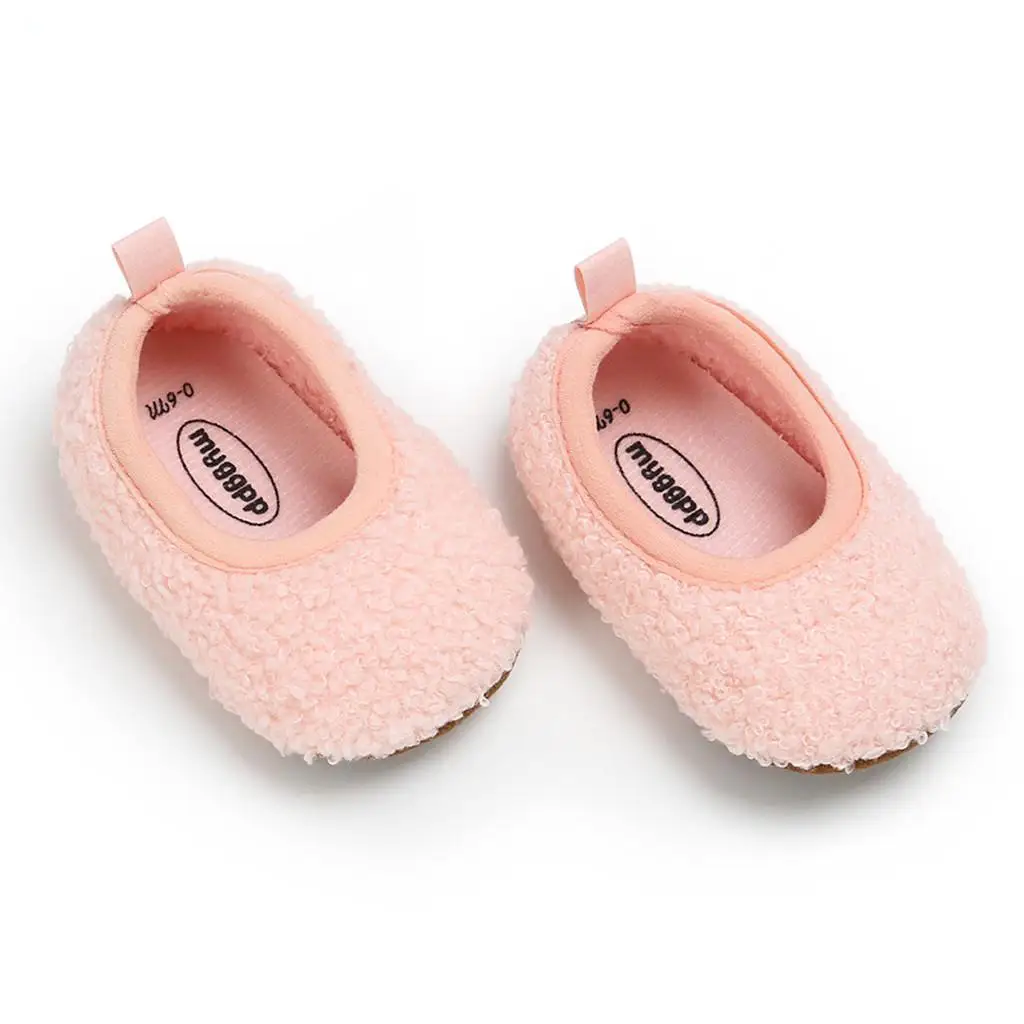 Autumn Winter Fashion Casual Infant Toddler Shoes Girls Boys Shoes Soft Bottom Slip-on Comfortable Kid Baby First Walkers - Цвет: PK