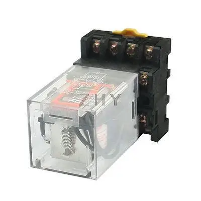 

MK3P-I AC110V Coil 11 Pins 3PDT Power Relay with Plug-in Terminal Socket