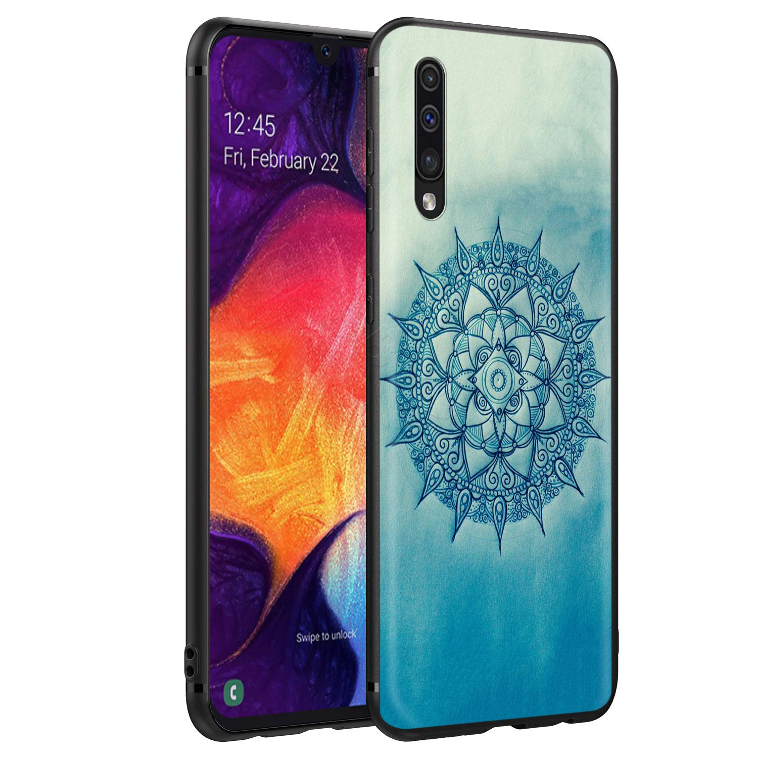 Webbedepp Мандала модный принт чехол для samsung Galaxy S7 S8 S9 S10 Edge Plus Note 10 8 9 A10 A20 A30 A40 A50 A60 A70