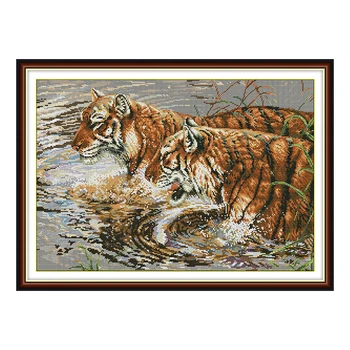 

Joy Sunday New Arrival Concomitance Animal Style CROSS-STITCH Set Handmade DIY Embroidery Kits for Home Decor and Surprise Gift