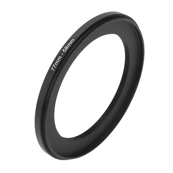 

HOT 77mm-58mm 77mm to 58mm Black Step Down Ring Adapter for Camera