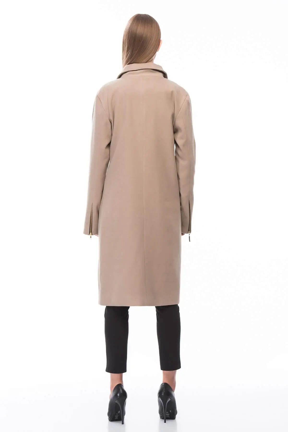 Dewberry женские бежевые Coat-1160001F0013