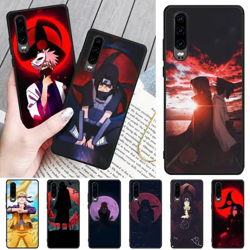 Чехол для телефона HaNismt Naruto Itachi Huawei P8 lite 2017 P9 P10 20Pro Lite Pro P30lite P Smart 2019|Чехлы-накладки|
