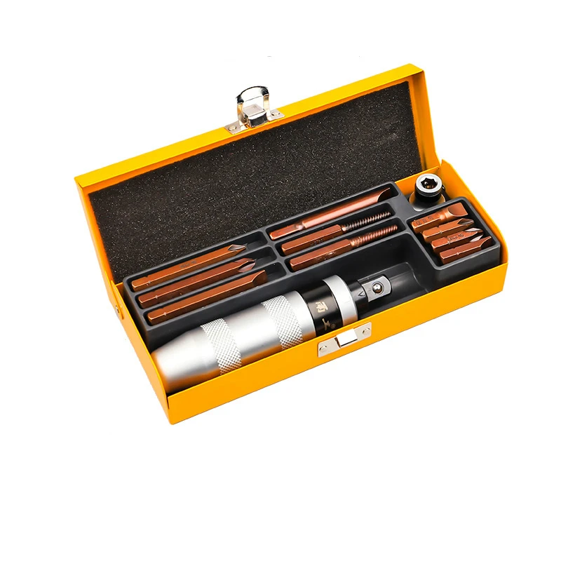 

12pcs Professional Impact Screwdriver Set Driver Screw For Loosening Frozen Bolts And Stubborn Fasteners With Non-slip Handle