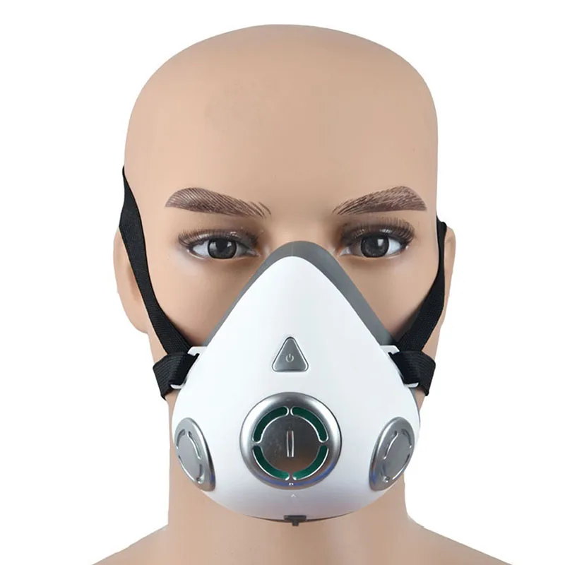 new Electric Anti-Fog Face Mask Air Purification Respirator Automatic Fresh Air Mouth Masks Saliva protection mask