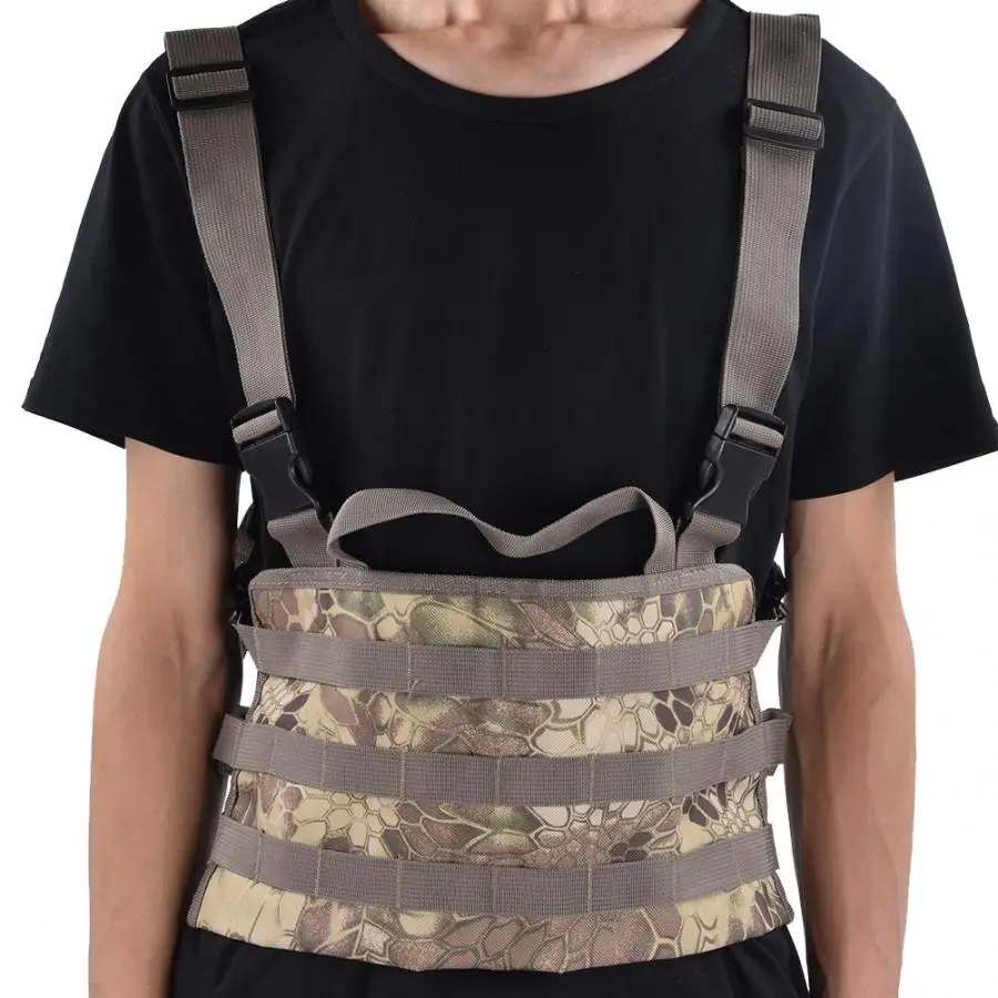 Многофункциональный регулируемый Тактический Жилет Molle для охоты на открытом воздухе, страйкбол, пейнтбол, Жилет Molle, военный тренировочный жилет для боевых игр