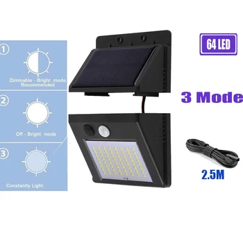 

Solar Light 64/30 LED Portable Solar Energy Lamp Waterproof Home Yard Outdoor Lighting Led Solar Garden Light Pathway Wall Lamps