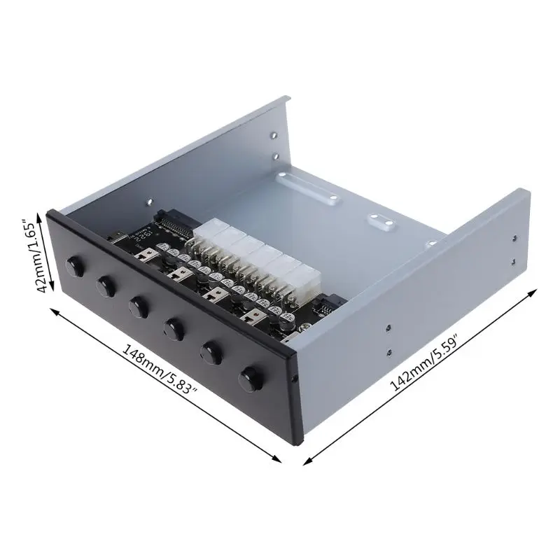 Durable New Intelligent 4 6 Hard Disk Controller Management System Hub HDD SSD Power Switch 3