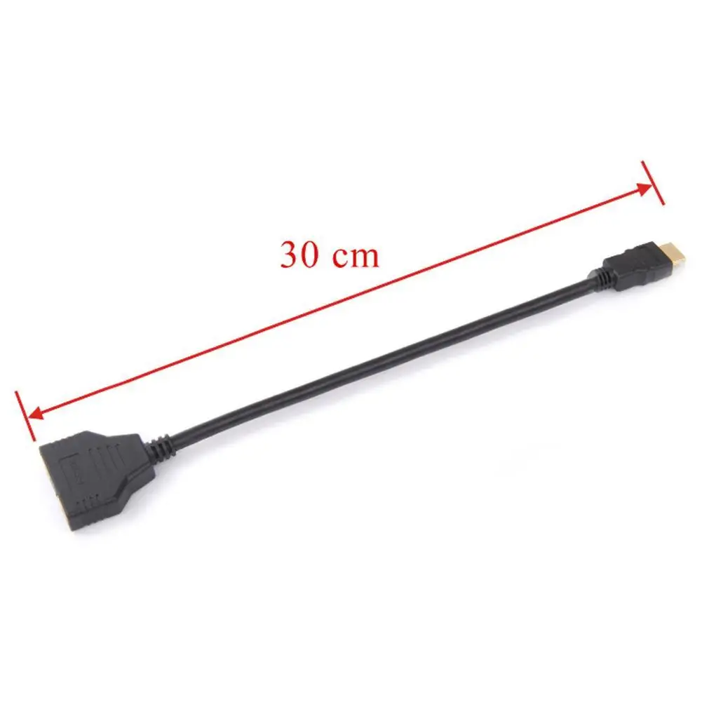 1080P HDMI сплиттер мужчин и женщин кабель адаптер конвертер HDTV 1 вход 2 выхода 2-портовый HDMI переключатель r20
