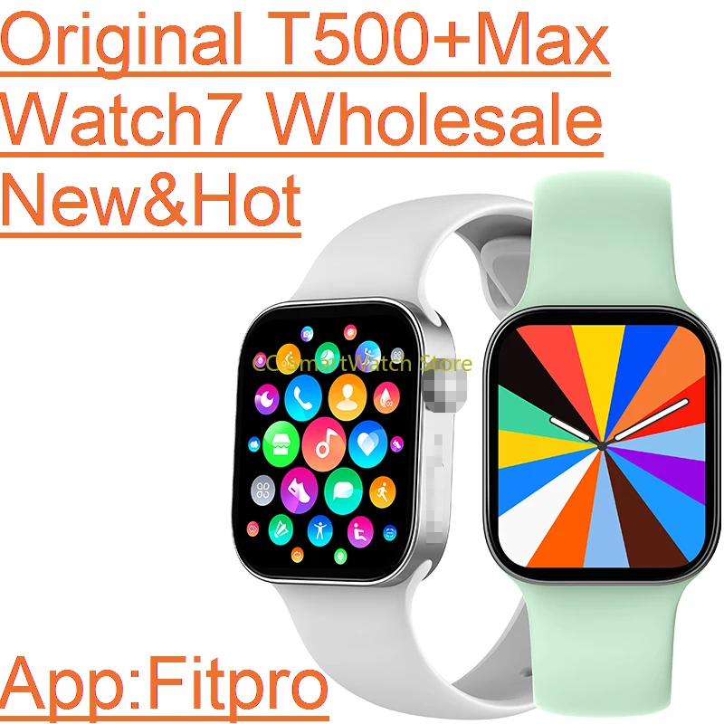 T500 + MAX Smart Watch originale T500 Plus Max Watch7 T500 + MAX SmartWatch  bluetooth all'ingrosso composizione musicale MessageReminder Sports|Smart  Watches| - AliExpress