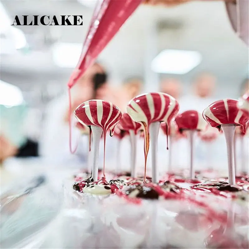 Cake baking mold cannoli tubes baking molds Volcano chocolate mold polycarbonate plastic for chocolate mould candy stand set bakery baking tools