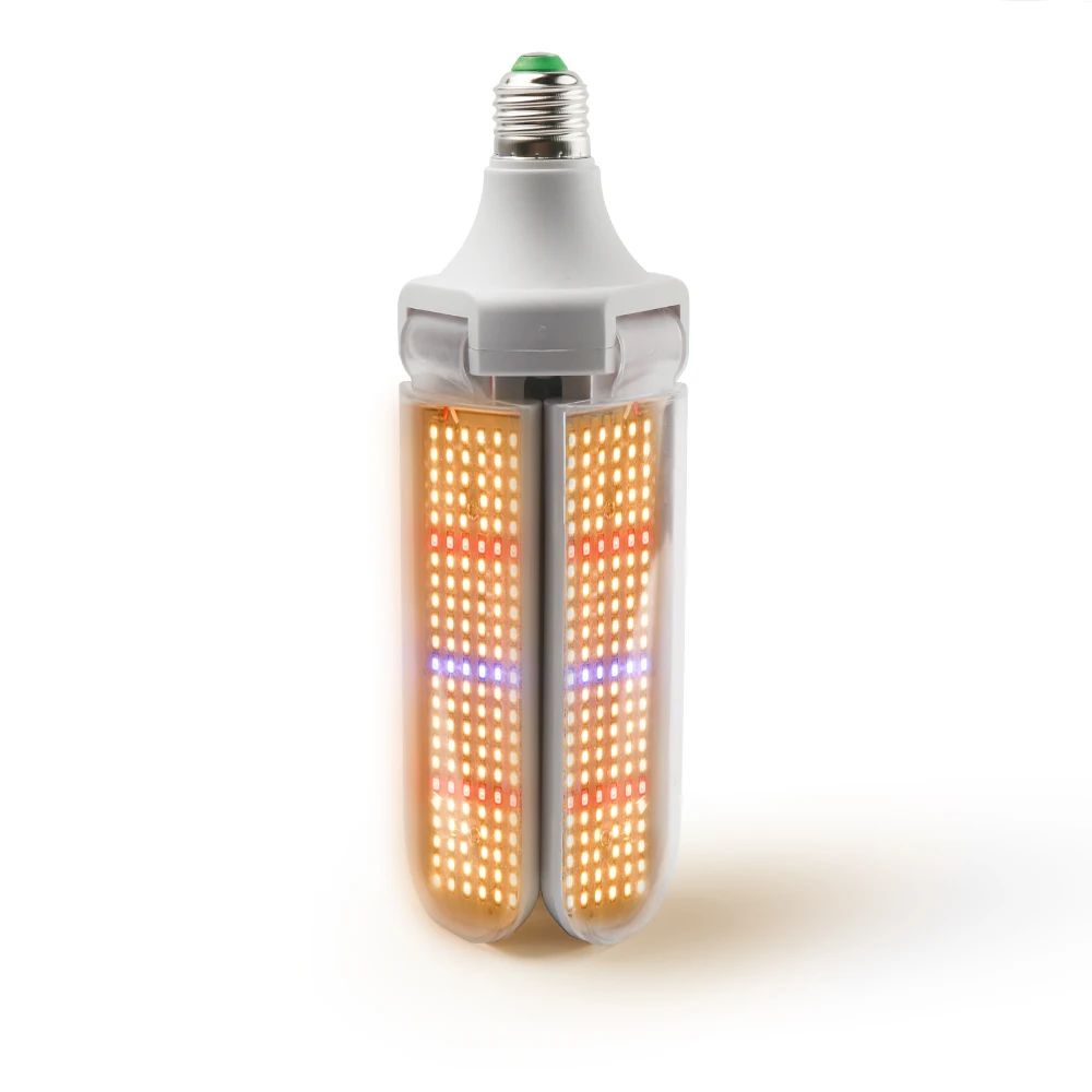 LED Grow Light Dual Chips Grouping,Timer Humidity Monitor Full Spectrum Growing Lamp for Hydroponic Indoor Plants Veg and Flower