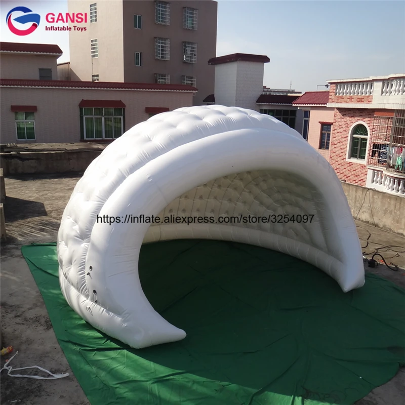 Гигантский надувной купол igloo дом воздушный купол палатки для наружных мероприятий белый надувной купол igloo палатки для Прокат