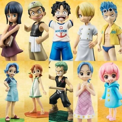

One Piece Childhood Luffy Sauron Sanji Nami Wu SOAP Robin Princess Vivi French Garage Kit Model