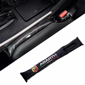 

Carbon Fiber Car Seat Cushion Crevice Gap Stopper for Fiat Abarth 500 124 Spider Alfa Romeo Berlinetta Leak Proof Accessories