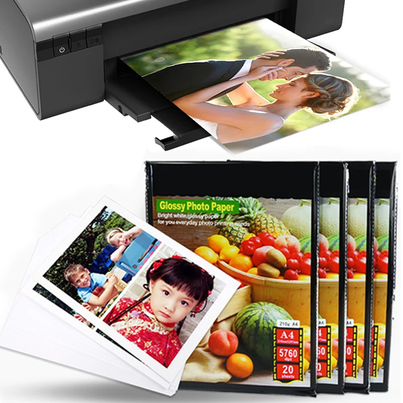 3 x A4 Gloss Magnetic Photo Paper Inkjet Printers 2 Sheet Pack 6 Sheets Total