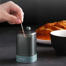 Aliexpress - 1PC Push-Type Toothpick Dispenser Simple Automatic Push-Type Fruit Pick Holder For Kitchen Dining Table Restaurant Accessories