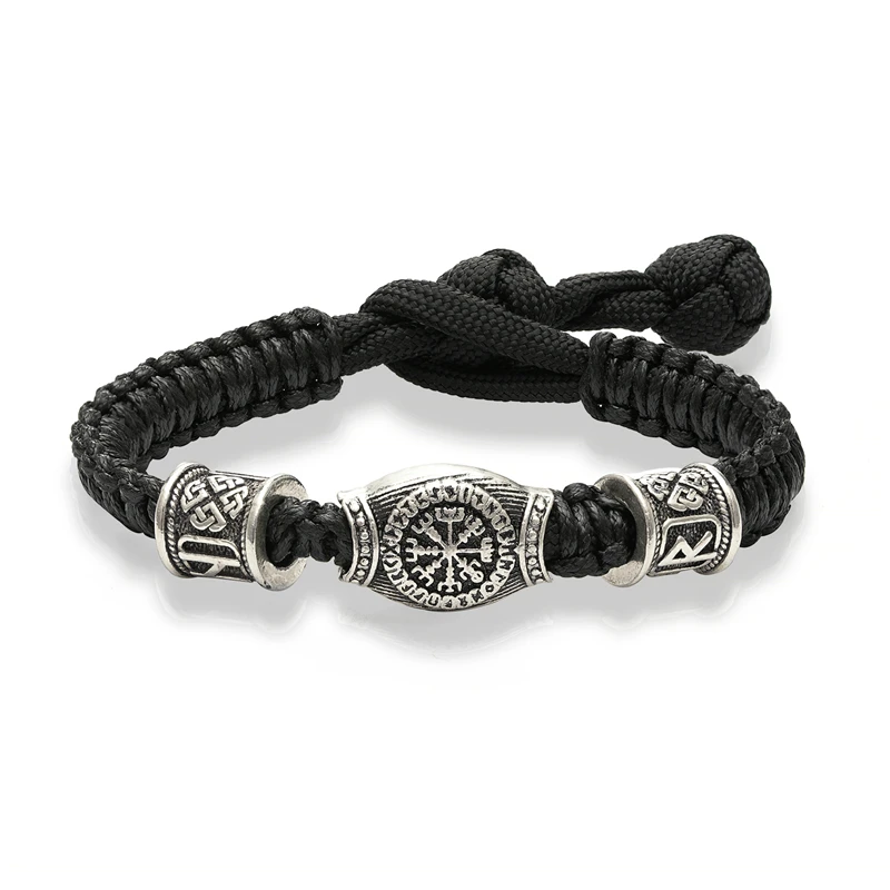 Bracelet Paracorde Nordique Vikings – Ajustable, Multicolore, Pour Survie Outdoor
